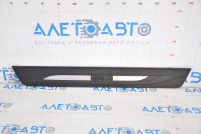Door sill outer front left BMW 5 F10 11-16 broken fastener, scratches, missing chrome trim BMW