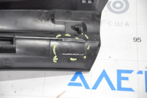 Door sill trim inner rear left BMW 5 F10 11-16 black, broken fastener, worn