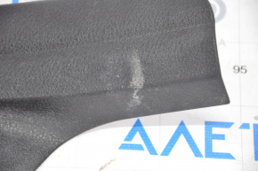 Door sill trim inner rear left BMW 5 F10 11-16 black, broken fastener, worn