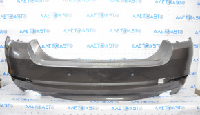 Bare rear bumper BMW 5 F10 11-13 for parking, brown, broken, dented, worn