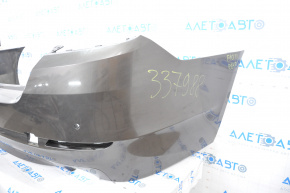Bare rear bumper BMW 5 F10 11-13 for parking, brown, broken, dented, worn