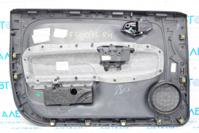 Door trim card front right Fiat 500 12-17 black