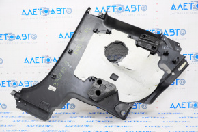 Left wing arch trim Fiat 500 12-13 black, scratched