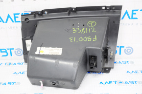 Glove box, glove compartment Fiat 500 12-19 black, rubbed