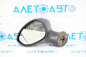 Left side mirror complete Fiat 500 12-19 5 pins, graphite