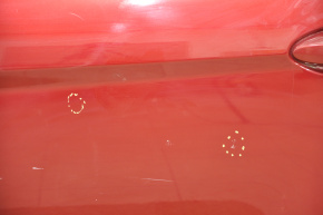 Door assembly rear left Ford Fiesta 11-19 4d red RR bumpers