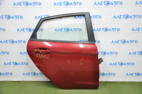 Door assembly rear right Ford Fiesta 11-19 4d red RR bumpers