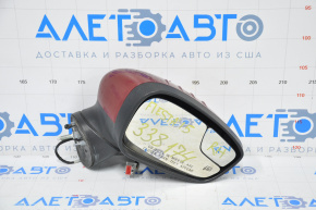 Right side mirror complete Ford Fiesta 11-19 6 pins, turn signal, heated, red