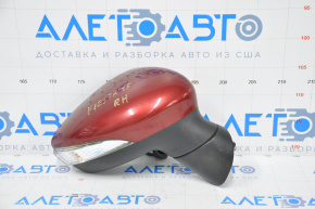 Right side mirror complete Ford Fiesta 11-19 6 pins, turn signal, heated, red