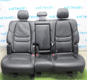 Rear row of seats 2nd row Mazda CX-9 16 - black leather, fur