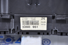 Instrument cluster VW Jetta 11-12 USA 1.4T 1.8T 2.0 127k scratches