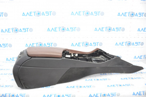 Central console armrest BMW 5 F10 11-16 brown+black 2-zone key for re-upholstery