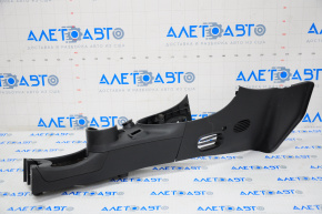 Central console central cup holders Fiat 500 12-14 black, type 2, scratches
