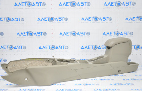 Central console armrest and cup holders Ford Fiesta 11-19 gray, scratches, worn