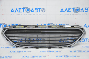 Radiator grill grill Ford Fiesta 14-19 rest usa chrome no molding part, dented, fractures