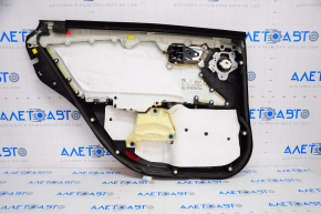 Door trim card rear right Toyota Avalon 13-15 black with beige insert, scratch