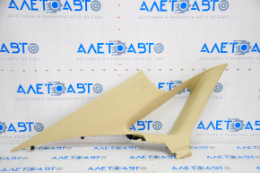 Upper left rear pillar trim Toyota Avalon 13-18 beige, broken fastener
