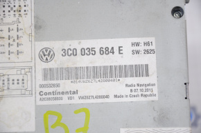 Radio tape recorder display VW Passat b7 12-15 USA 8 buttons