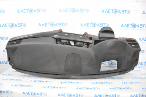 Torpedo front panel with AIRBAG BMW 5 F10 11-16 black under projection night view useful chrome, paint, rusty pyropatron, burned