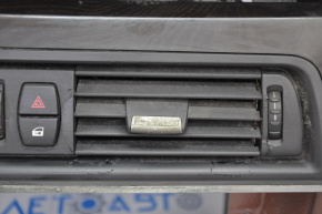 Torpedo front panel with AIRBAG BMW 5 F10 11-16 black under projection night view useful chrome, paint, rusty pyropatron, burned