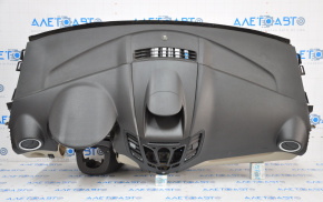 Torpedo front panel with AIRBAG Ford Fiesta 11-19 black-gray, rusty pyropatron, scratches