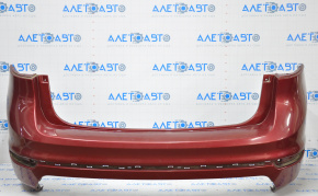 Rear bumper bare Ford Fiesta 14-19 rest 4d red, scratches