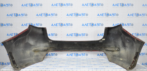 Rear bumper bare Ford Fiesta 14-19 rest 4d red, scratches