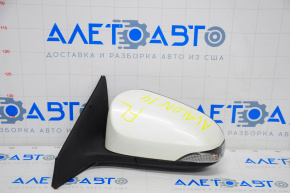Left side mirror complete Toyota Avalon 13-18 10 pins, turn signal, heated, white