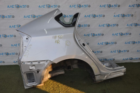 Quarter wing rear right Toyota Prius 30 10-12 silver, small poke