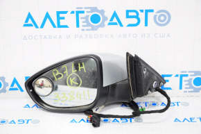 Left side mirror complete VW Passat b7 12-15 USA type as b8 10 pins, turn signal, heated, silver