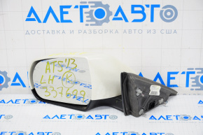 Left side mirror assembly Cadillac ATS 13- 5 pins, heated, white