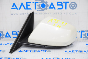 Left side mirror assembly Cadillac ATS 13- 5 pins, heated, white