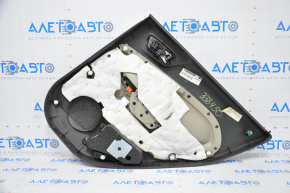Door trim card rear left Ford Fiesta 11-19 black with gray insert, scratches, worn