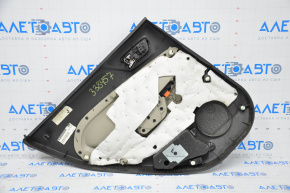Door trim card rear right Ford Fiesta 11-19 black-gray insert, scratches, worn