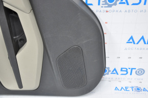 Door trim card rear right Ford Fiesta 11-19 black-gray insert, scratches, worn