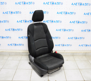 Passenger seat Mazda 3 14-16 BM prerest, without airbag, fur, cloth black, for dry cleaning