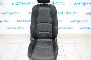 Passenger seat Mazda 3 14-16 BM prerest, without airbag, fur, cloth black, for dry cleaning