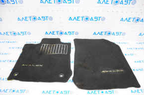Set of mats Toyota Avalon 13-18 cloth, black