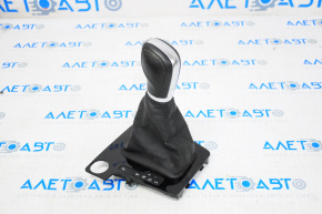 Gear knob VW Passat b7 12-15 USA with cover, gray insert, under start/stop button