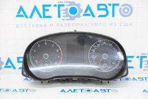 Instrument cluster VW Passat b7 12-14 USA 70k scratches, broken mount
