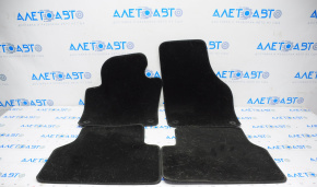 Set of floor mats for VW Tiguan 09-18 cloth black