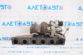 Turbine assembly with manifold BMW 5 F10 11-16 3.0T N55 76k, for spare parts, sleeve turned