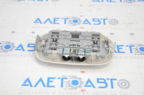 Ceiling light front Dodge Journey 11-16 gray without sunroof, type 2, breakage of fastening chip