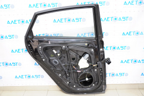 Door assembly rear left Ford Fiesta 11-19 4d black UH, butt