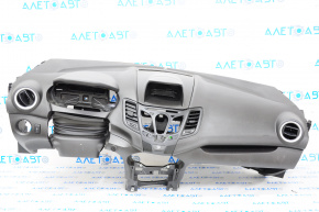 Torpedo front panel with AIRBAG Ford Fiesta 11-19 black