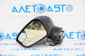 Left side mirror complete Ford Fiesta 11-19 6 pins, turn signal, heated, black