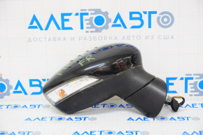 Right side mirror complete Ford Fiesta 11-19 6 pins, turn signal, heated, black