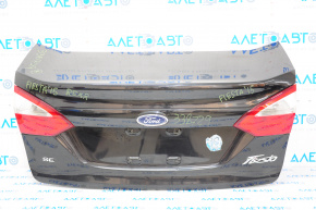 Trunk lid complete Ford Fiesta 14-19 4d without spoiler, with optics, black UH