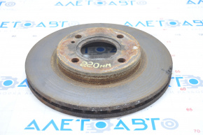 Front left brake disc Ford Fiesta 11-19 255/22.0 mm
