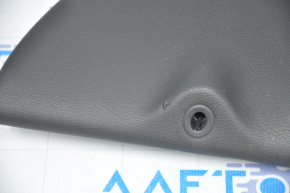 Door trim card rear right Infiniti QX30 17-17 plastic and leather black, leather stud